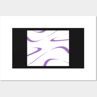 Abstract - purple and white. Posters and Art